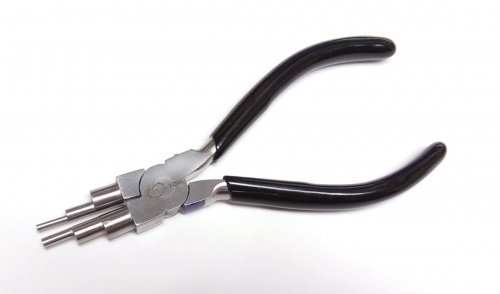 Kate Richbourg's Six-stepped Round Nose Pliers, I think I Love You - , Tools For Wire Jewelry, Jump Rings, Jump Ring, Making Jump Rings, Loops, Wire Loop, Wrapped Wire Loop, Tools, , 6 step barrel pliers
