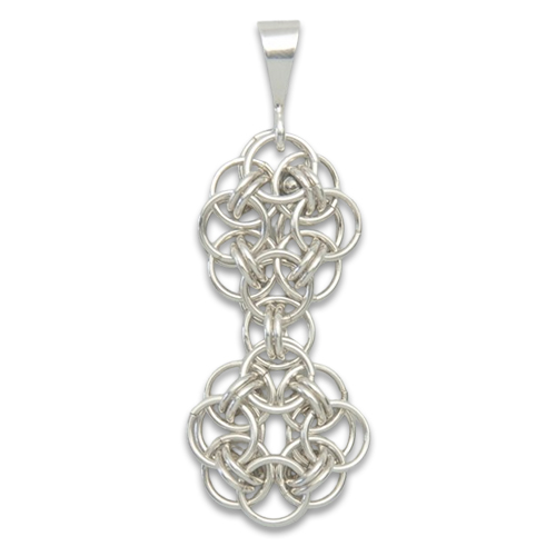 Judy Ellis's Top 5 Weaves for Chain Mail Beginners - <h2>5 Beginner-Friendly Chain Maille Patterns to Try First</h2>, Chain Maille Jewelry, , helm chain pendant