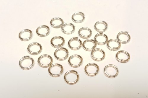 Judy Larson's Cutting Coils Into Jump Rings - , General Education, Jump Rings, Jump Ring, Making Jump Rings, group of jump rings