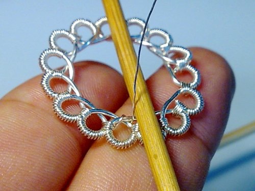 delilah's Create Beautiful Wire Crochet with No Special Tools - , Wire Weaving, Weaving, Wire Weaving, Weaving Wire, You can create beautiful wire crochet pieces