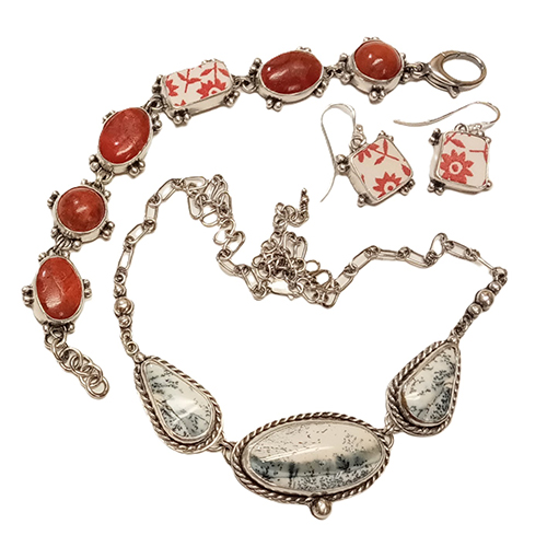 Judy Larson's Recycling Scrap Into Sheet Metal - , Metalwork, Stamping, Stamps, Butane Torch, Soldering, Solder, red bracelet