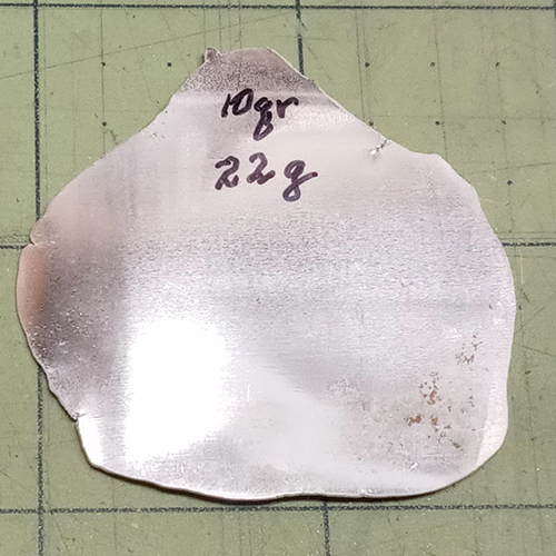 Judy Larson's Recycling Scrap Into Sheet Metal - , Metalwork, Stamping, Stamps, Butane Torch, Soldering, Solder, 10 gr 22 g