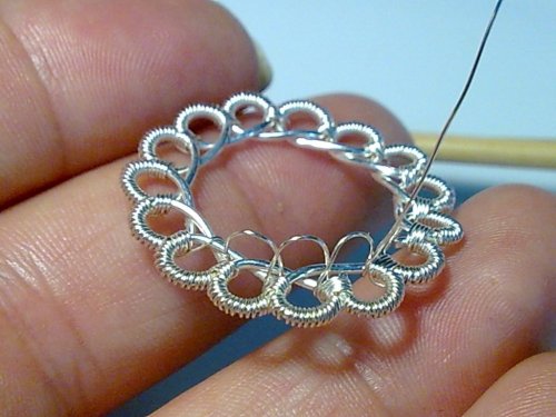 delilah's Create Beautiful Wire Crochet with No Special Tools - , Wire Weaving, Weaving, Wire Weaving, Weaving Wire, Wire Crochet