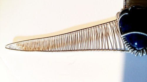 delilah's Using Fewer Wires for Neater Weaving - , Wire Weaving, Coiling, Coiling Wire, Wire Coiling, Wire Wrapping, Wrapping, Wire Wrapping Jewelry, Weaving, Wire Weaving, Weaving Wire, Use this spool to weave