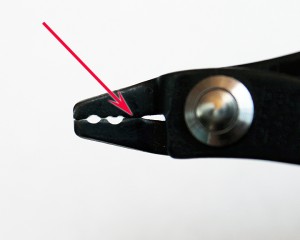 Making Headpins with Crimping Pliers