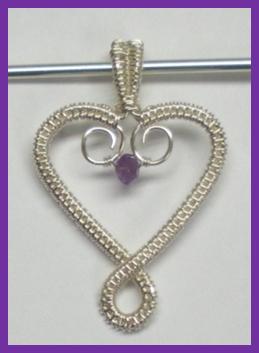 Birthstone Heart Pendant