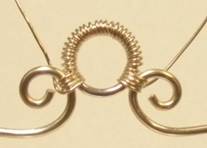 Woven Bail Donut Pendant