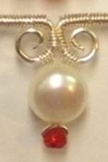 Woven Bail Donut Pendant