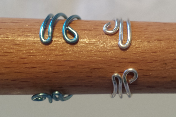 Double Spiral Chainmail Weave Earrings