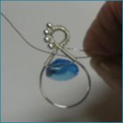 Beaded Briolette Pendant