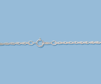 Sterling Silver Rope Chain 13R 1.6mm 18 inch - Pack of 1