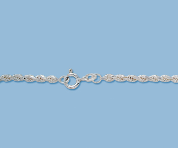 Sterling Silver Rope Chain 2.5mm 18 inch - Pack of 1