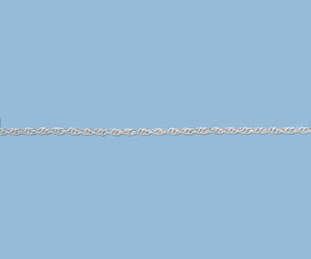 Sterling Silver Rope Chain 1.6mm - 10 Feet