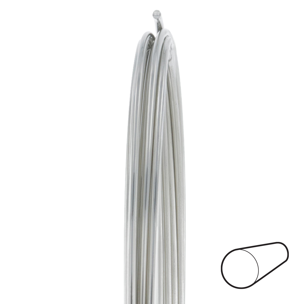 24 Gauge Round Dead Soft Nickel Silver Wire: Wire Jewelry