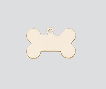 Gold Filled Charm Dog Bone 15.25mm - Pack of 1