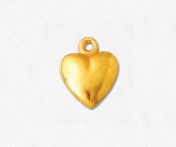 Gold Filled Charm Heart 10mm - Pack of 1