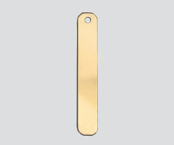 Gold Filled Charm Rectangular 4x24mm - Pack of 1