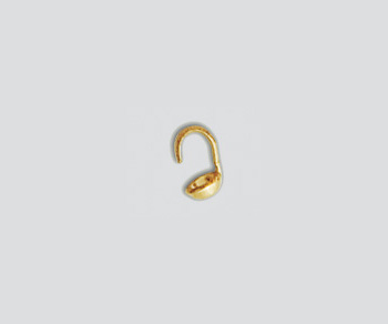 Gold Filled Bead Tips .039 Hole 3mm - Pack of 10