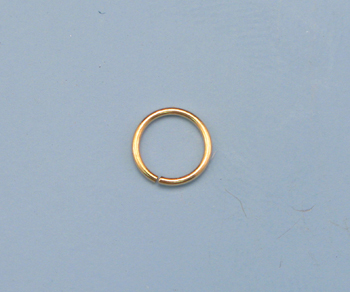 Gold Filled Jump Ring Open (.025) 22ga. (OD) 6mm (ID) 5.1mm  - Pack of 25