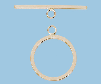 Gold Filled Toggle Clasp Flat 20mm - Pack of 1