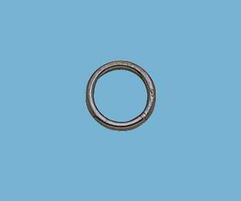 Sterling Silver Jump Ring Closed (Oxidized 21GA .027") 5mm - Pack of 10