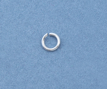Sterling Silver Jump Ring Open (.025) 22ga. (OD) 4mm (ID) 2.68mm - Pack of 10