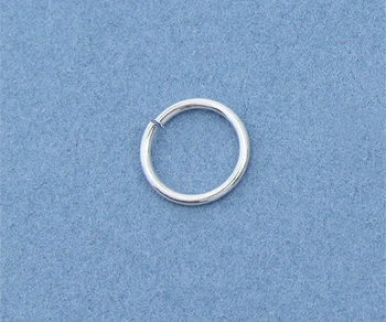 Sterling Silver Jump Ring Open (.030) 20ga. (OD) 6mm (ID) 4.27mm - Pack of 10