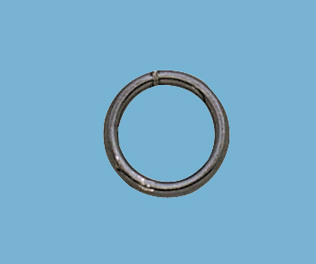 Sterling Silver Jump Ring Open (Oxidized 20ga .030") 6mm - Pack of 10