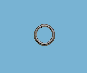 Sterling Silver Jump Ring Open (Oxidized 22ga .025")  4mm - Pack of 10