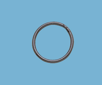 Sterling Silver Large Jump Ring Closed (Oxidized) 12mm - Pack of 6