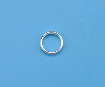 Sterling Silver Split Ring Round 6mm - Pack of 10