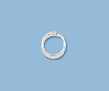 Sterling Silver Split Ring Round 7mm - Pack of 10