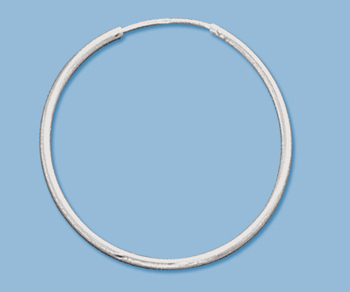 Sterling Silver Endless Hoop 30mm - Pack of 2