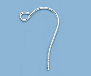 Sterling Silver Hook Earwire 20mm - Pack of 2