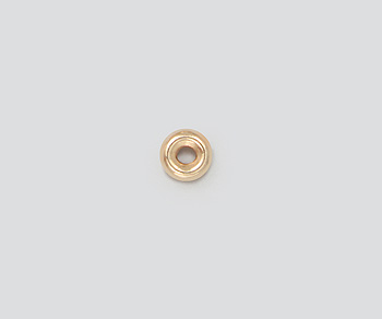 Rose Gold Filled Brite Roundel  3mm - Pack of 10