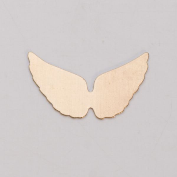 Brass, Copper & Nickel Silver 24 Gauge Angel Wings Stampings-Packs