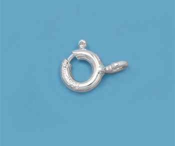 Silver Filled Spring Rings Closed 5mm - Pack of 6