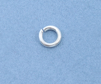 Silver Filled Jump Rings Open (.040) 18ga 5mm  - Pack of 25
