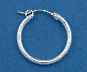 Silver Filled Hoops 2x22mm - Pack of 2