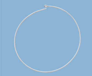 Silver Filled Beading Hoops Round  45mm - Pack of 2