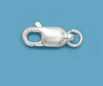 Silver Filled Lobster Clasp w/ Ring 10X4mm - Pack of 1