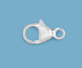 Silver Filled  Oval Lobster Clasp  9mm - Pack of 1