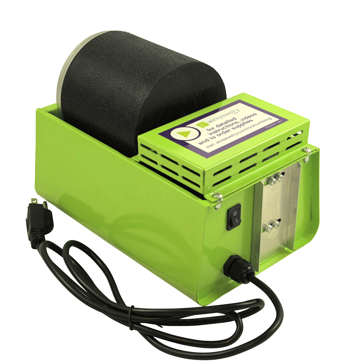 WireJewelry Single Barrel Rotary Tumbler, Jewelry and Metal Polishing