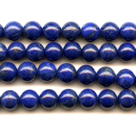 Lapis 8mm Round Beads - 8 Inch Strand