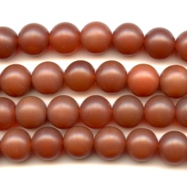 Carnelian - Matte Gemstone Beads