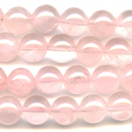 Rose Quartz 12mm Round Beads - 8 Inch Strand