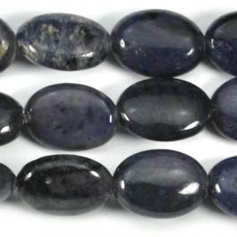 Purple Dumortierite 10x14 Oval 8 Inch Strand