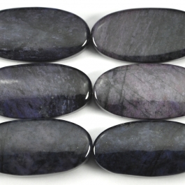 Purple Dumortierite 15x30 Oval 8 Inch Strand