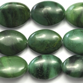 West African Jade 10x14 Oval 8 Inch Strand