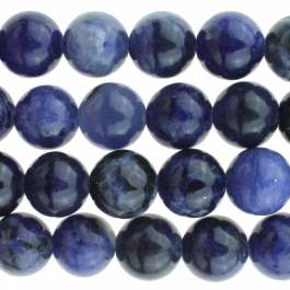 Sodalite 8mm Round 8 inch Strand